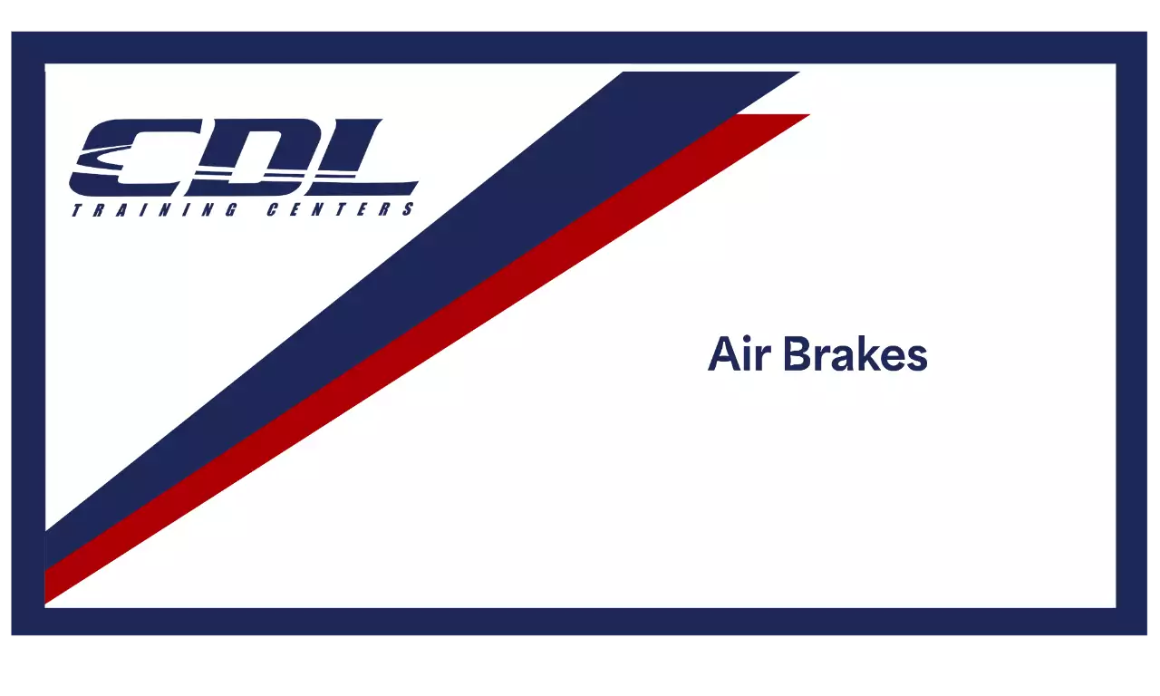 A picture of the front cover of an air brake system.